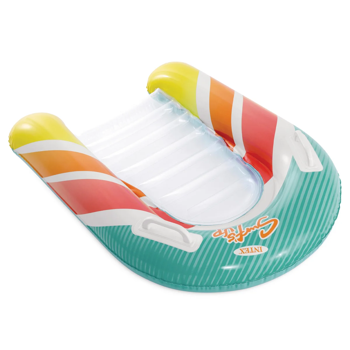 Prancha Insuflável Colorida com Pegas Intex