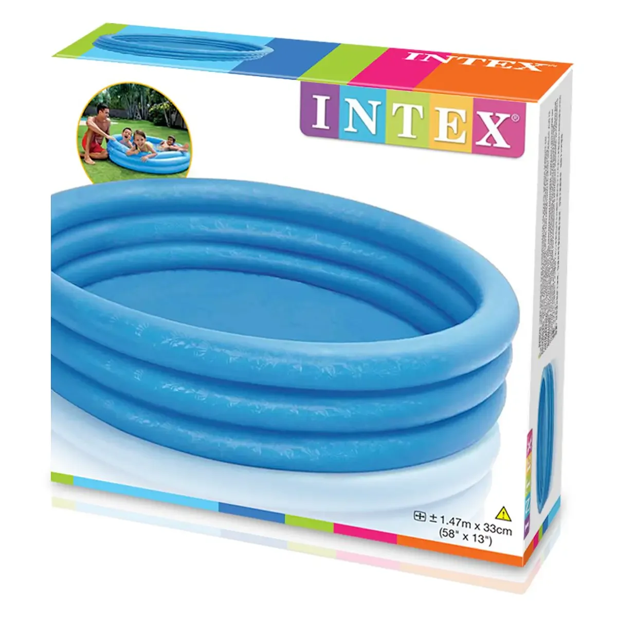 Piscina de 3 Aros - Azul
