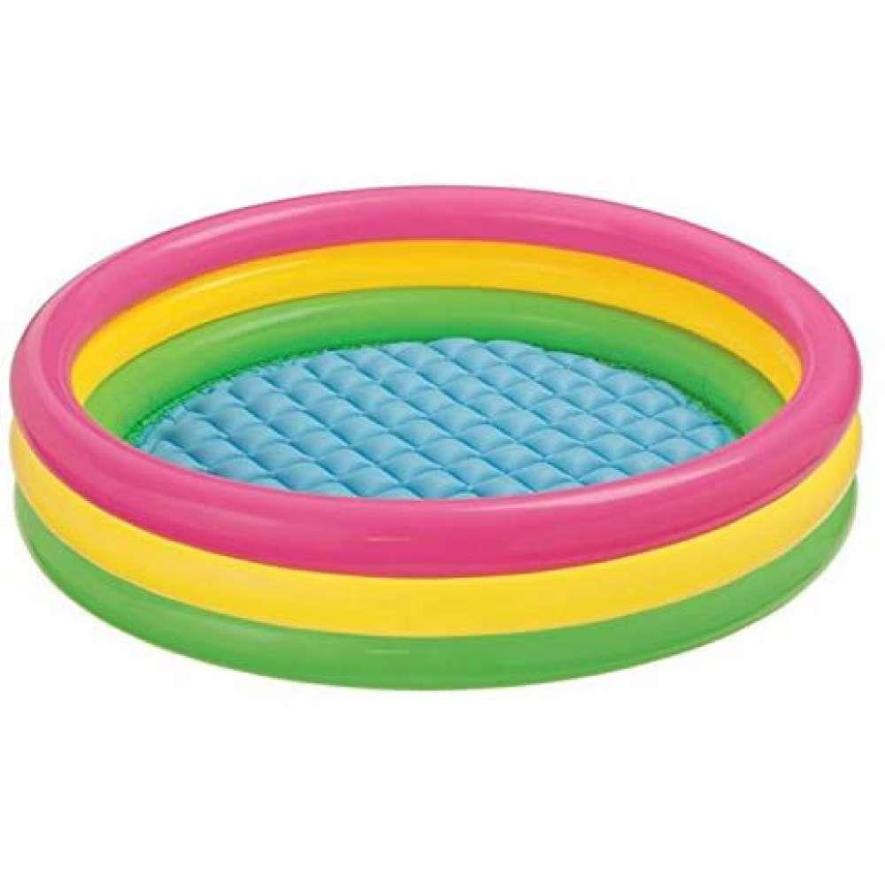 Piscina Insuflável de 3 Aros Grande 114x25cm