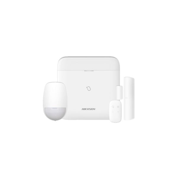 Hikvision Kit Axpro 868MHz 64 Zonas Central + Detector Pir + Comando + Contacto Magnético - DS-PWA64-Kit-WE