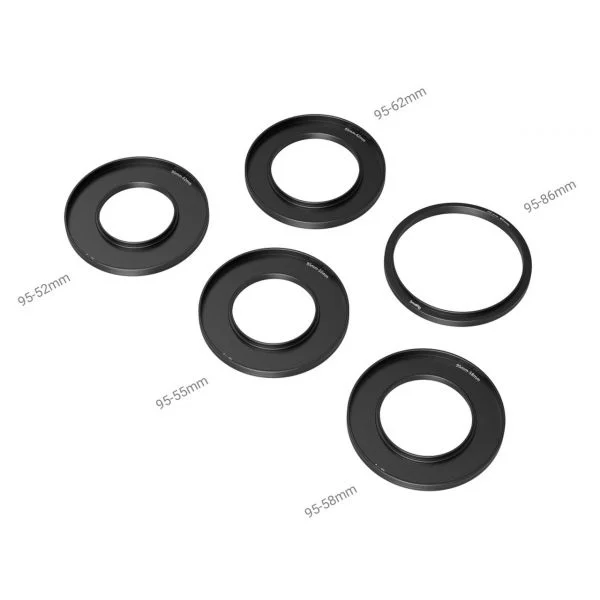 SMALLRIG 3383 Kit Anel de Adaptação Para 52/55/58/62/86-95mm
