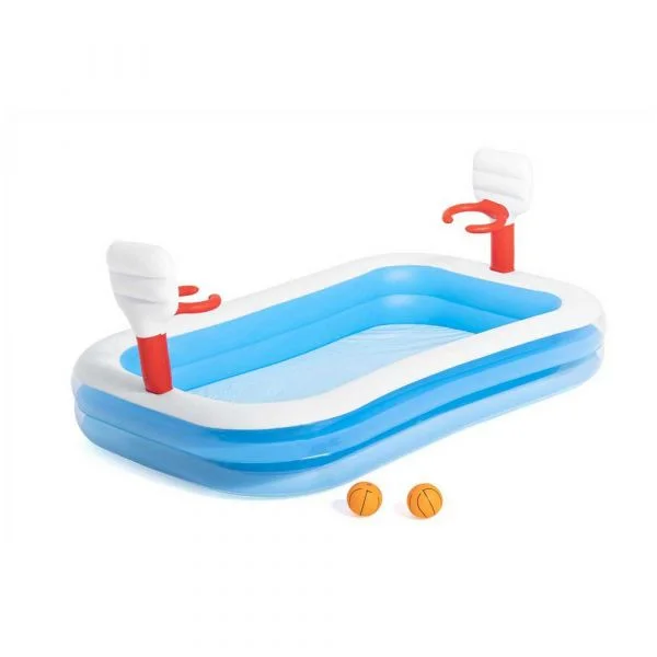 Bestway Piscina Insuflável Infantil Juego Basket 251x168x102 cm +3 Anos