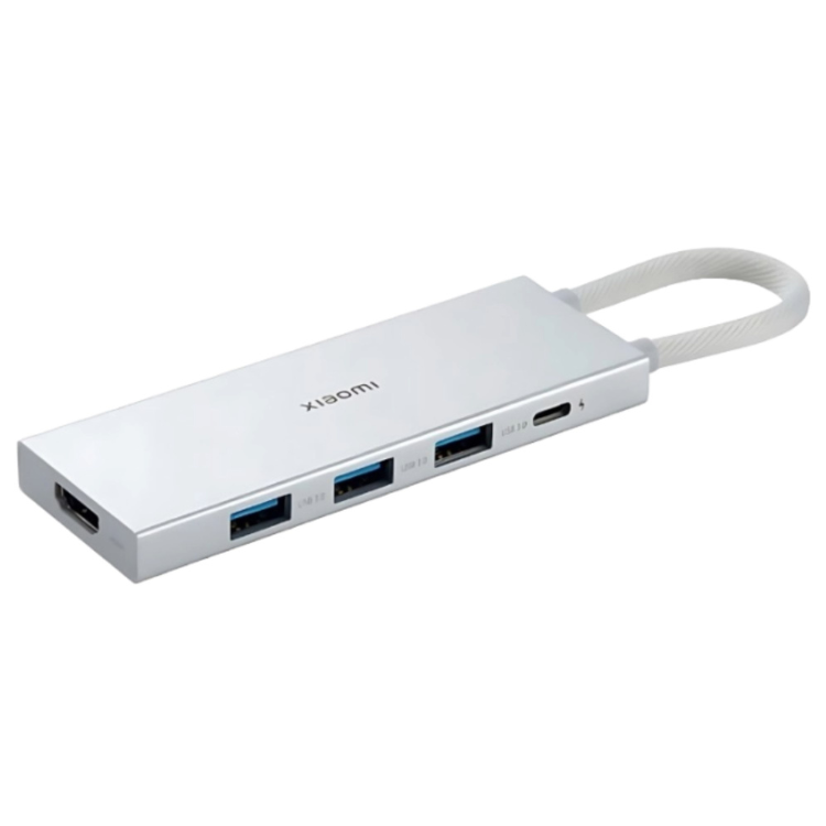 Hub Xiaomi 5 in 1 USB-C p/ 3 USB 3.0 + USB-C + HDMI