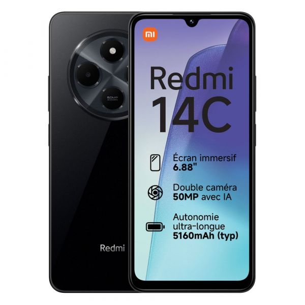 Xiaomi Redmi 14C 6.88" Dual SIM 8GB/256GB Midnight Black