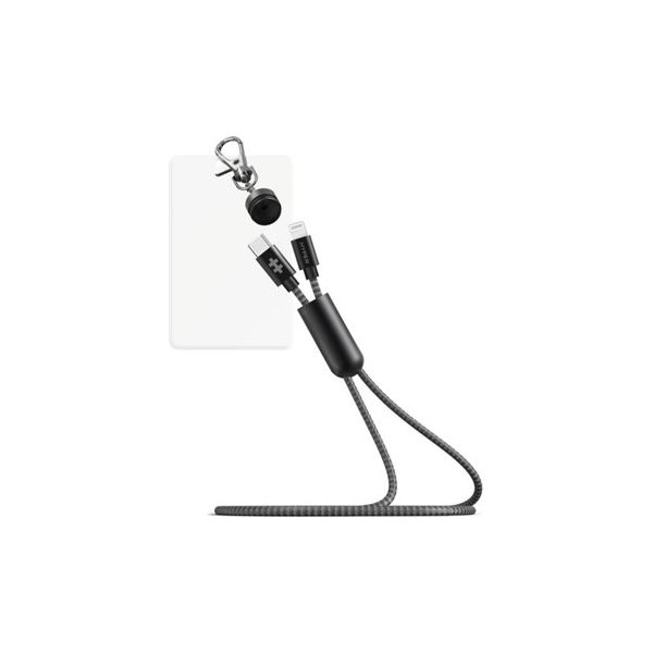 Cabo Hyperdrive Lanyard (usb-c Lightning 1m Preto)