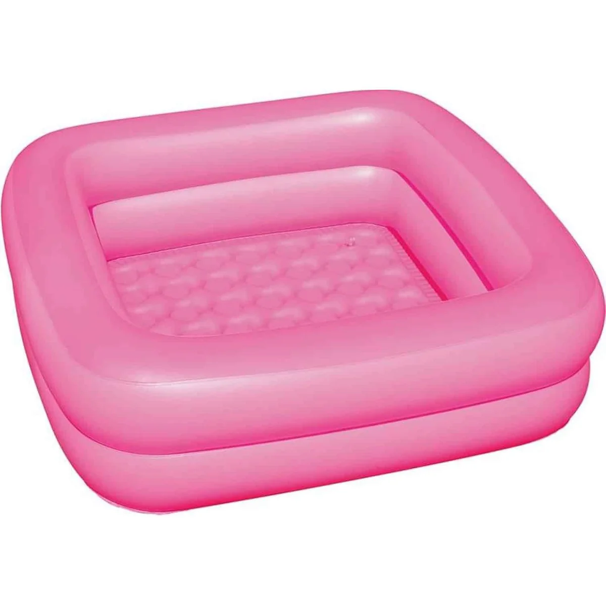 Piscina Insuflável Quadrada 2 Anéis Rosa Bestway