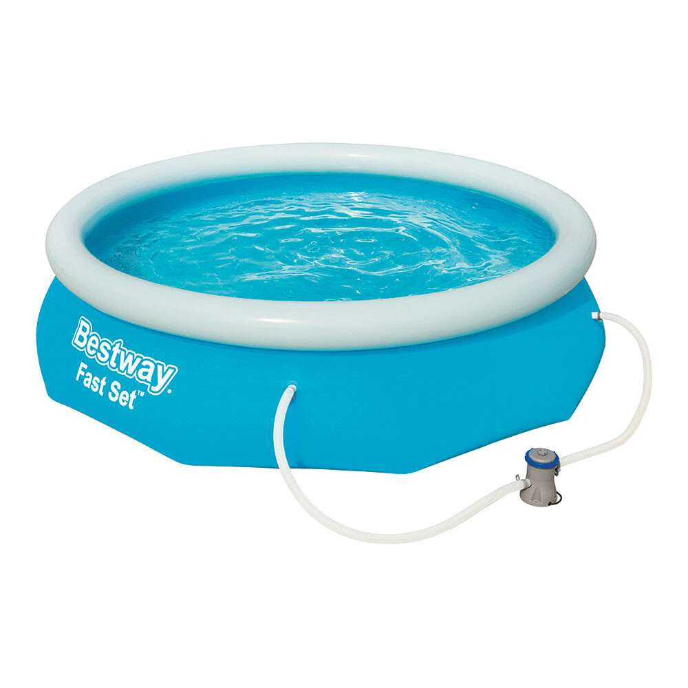 Bestway Fast Set 57270 piscina acima do solo Piscina insuflável Redonda 3638 l Azul