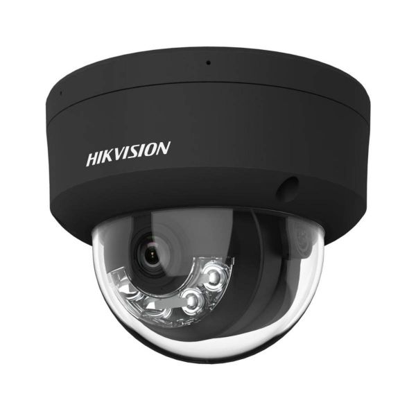 Hikvision Câmara de Segurança Pro Dome DS-2CD2183G2-LIS2U(2.8mm)(BLACK) 8MP PoE AcuSense Luz Híbrida Inteligente Exterior IP67 Black