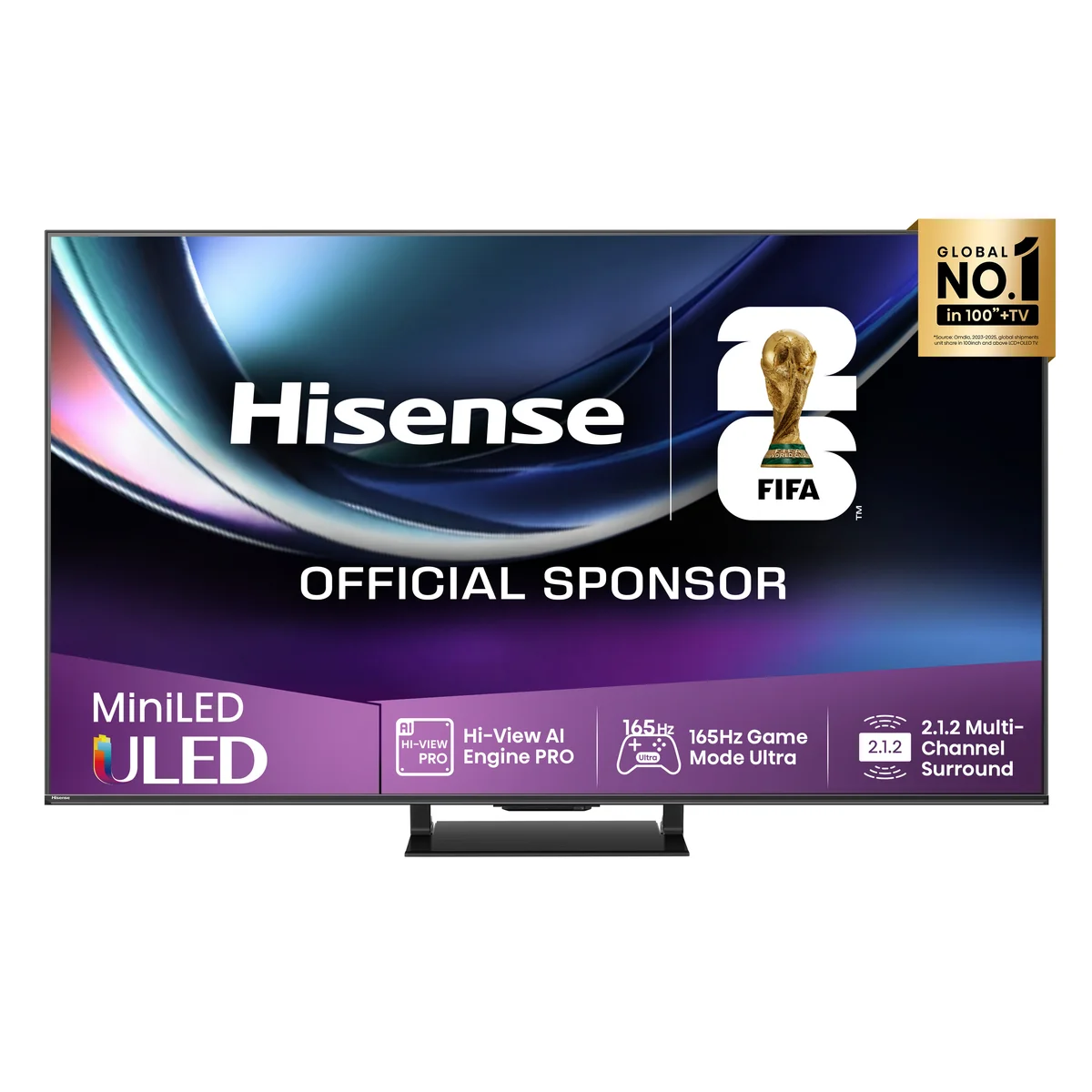 Televisão Hisense 75U7Q PRO 75" QD Mini LED UltraHD 4K VIDAA