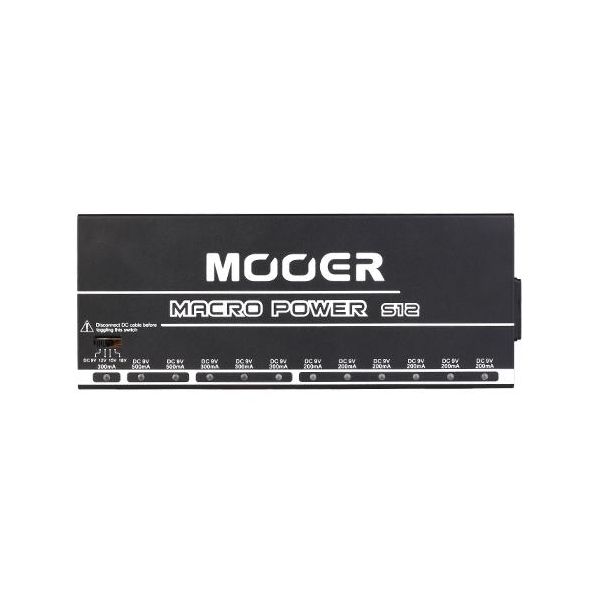 Mooer Macro Power S12 Fonte de Alimentação