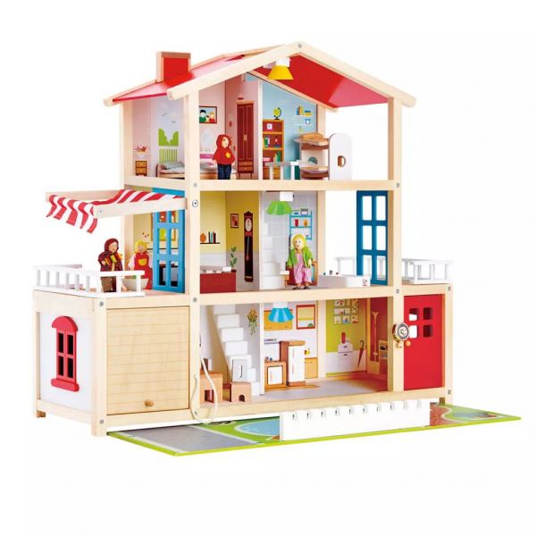 Hape Toys Casa de Bonecas Familiar - E3405