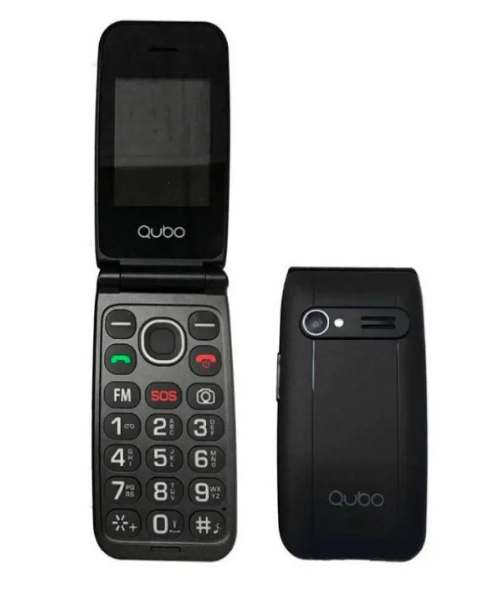 Telemóvel Qubo Sénior NEONW-BK 4G Dual SIM Preto