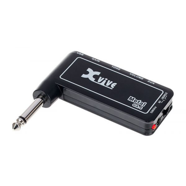 XVive GA-4 Amplificador para Auscultadores Metal Guitar Micro Amp