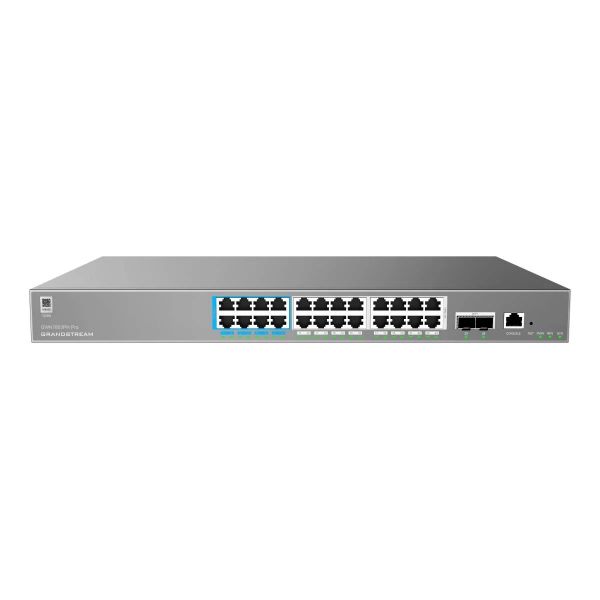Grandstream Networks Switch 24 Portas Gigabit RJ45 e 2 Portas 10G SFP+ GWN7803PH-PRO