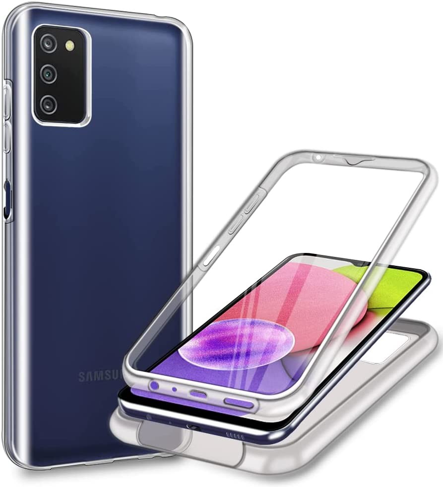 Capa Dupla 360 Transparente Samsung Galaxy A03s