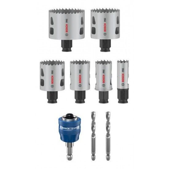 Serras craneanas, conjuntos PRO Multi Material PC Plus Hole Saw Set, 9 pcs refª 2608594436 BOSCH