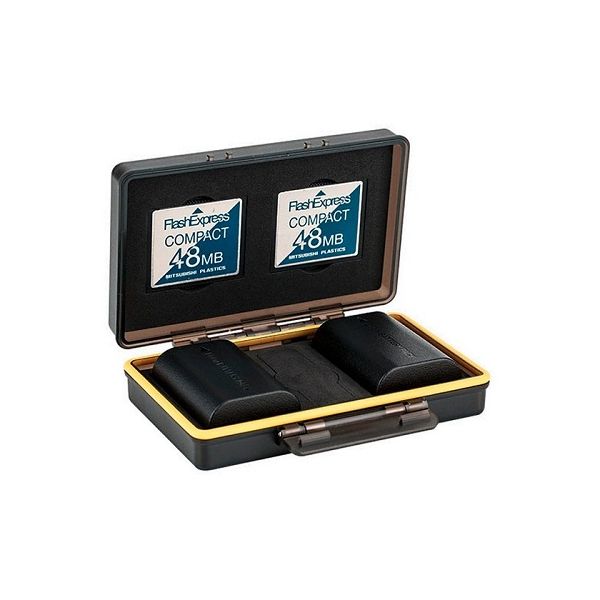 JJC Estojo para 2x Bateria e 2x Cartões CF