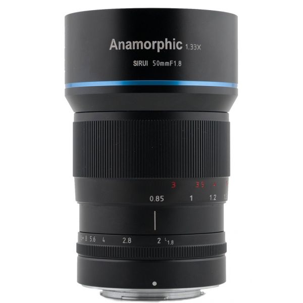 Objetiva Sirui 50mm f/1.8 Anamórfica 1.33X Montagem Sony E - SIMEK7E
