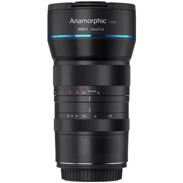 Objetiva Sirui 24mm f/2.8 Anamórfica 1.33X S35 Montagem RF