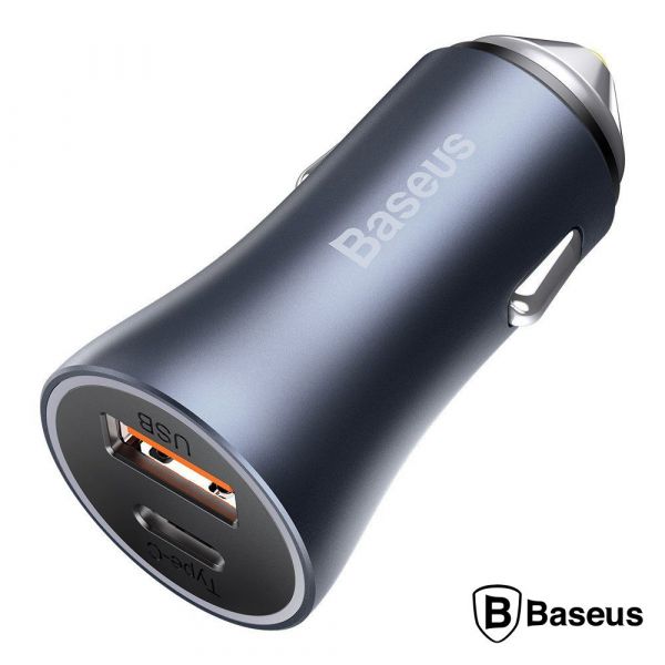 Baseus Adaptador Isqueiro Usb-a Pd 3.0 / Usb-c 40W CCJD-0G