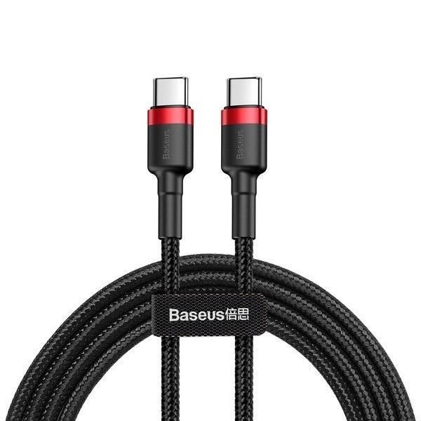 BASEUS Cabo Nylon USB C To C - PD 60W 20V 3A QC3.0 - 2 METROS