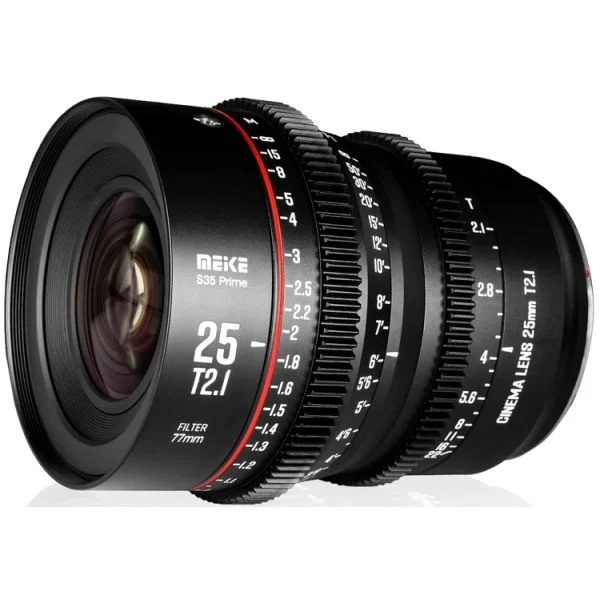 Objetiva MEIKE MK 25mm T/2.1 S35 Canon EF - MEIKED218031