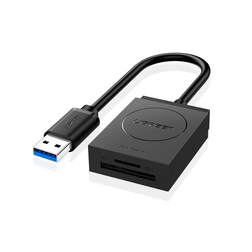 Leitor de Cartões UGREEN CR127 2-in-1 USB 3.0 SD/TF