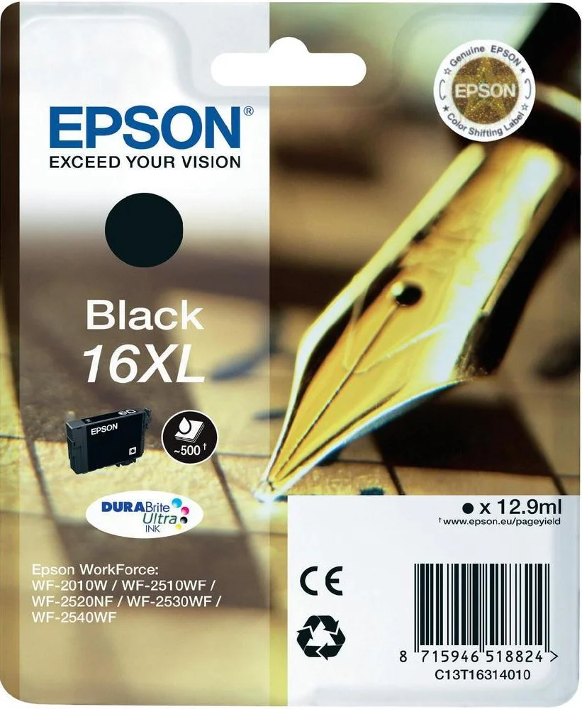 TINTEIRO EPSON COMPATÍVEL T1621 / T1631 PRETO