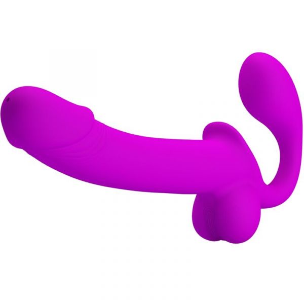 Pretty Love Estimulador Kelpie Double Strap-on Roxo