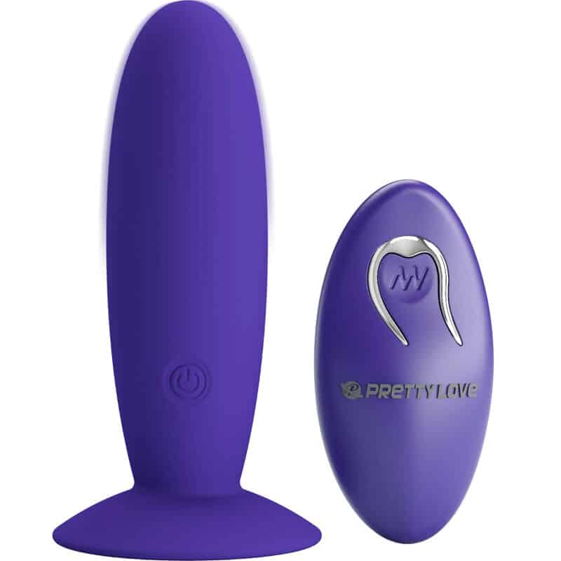 Pretty Love – Juventude Plug Vibrador Anal Controle Remoto Violeta