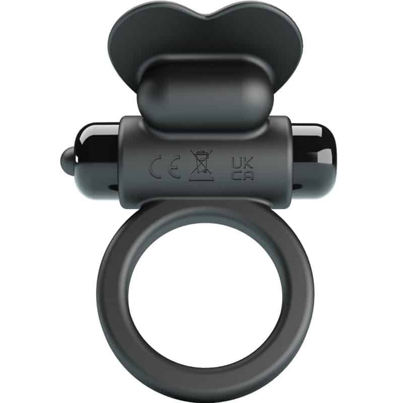 PRETTY LOVE – ANEL VIBRATÓRIO DEBONAIRE COELHO 10 VIBRAÇÕES PRETO