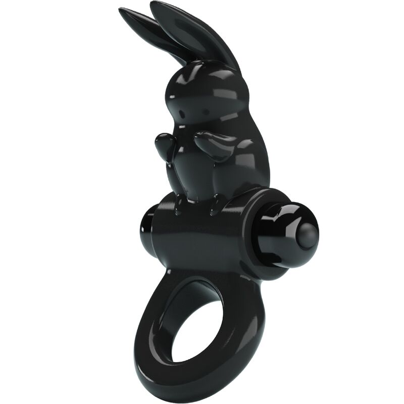 PRETTY LOVE – ANEL VIBRADOR COELHO ANEL EXCITANTE 10 VIBRAÇÕES PRETO