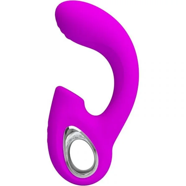 Pretty Love Sibel Sibel Vibrador Ponto G + Estimulador de Clitóris 10 Vibrações Roxo