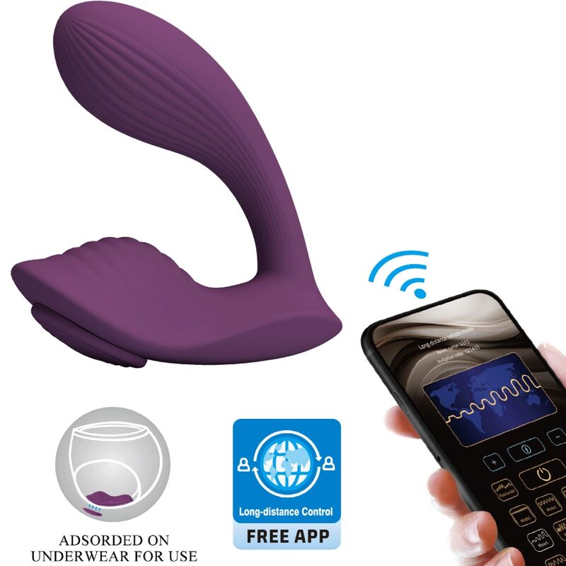 Pretty Love Franz Massager e Vibrador Aplicativo Gratuito Roxo