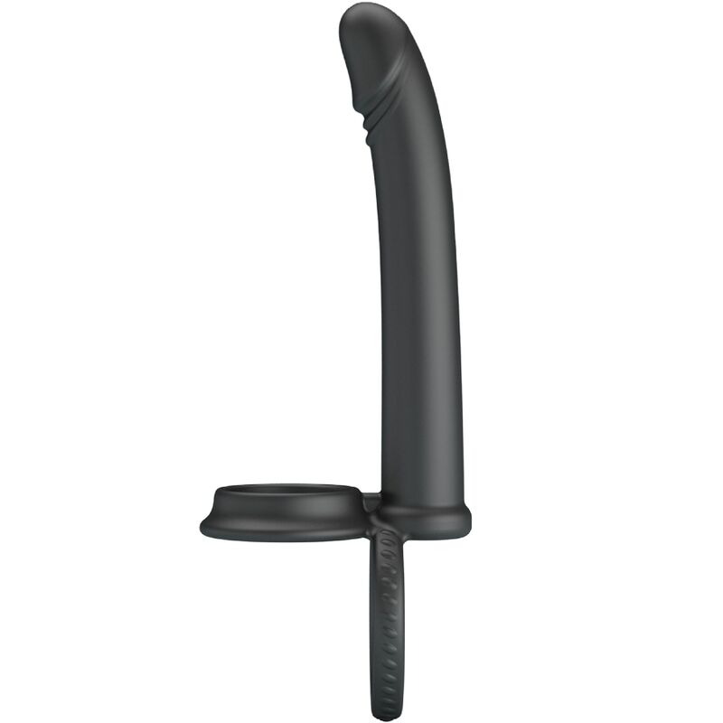 PRETTY LOVE – DILLION ANEL DUPLO DE PÉNIS DUPLO DE DUPLA PENETRAÇÃO PRETO