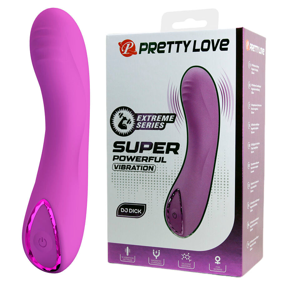 PRETTY LOVE - DJ DICK VIBRADOR ROXO PARA PONTO G