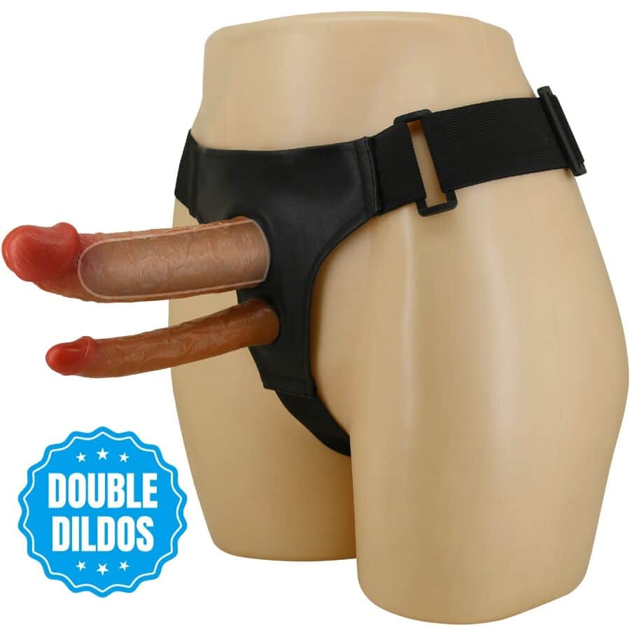 PRETTY LOVE – KEAVEN HARNESS BRIEFS DUPLO DILDO UNIVERSAL E CONFORTÁVEL