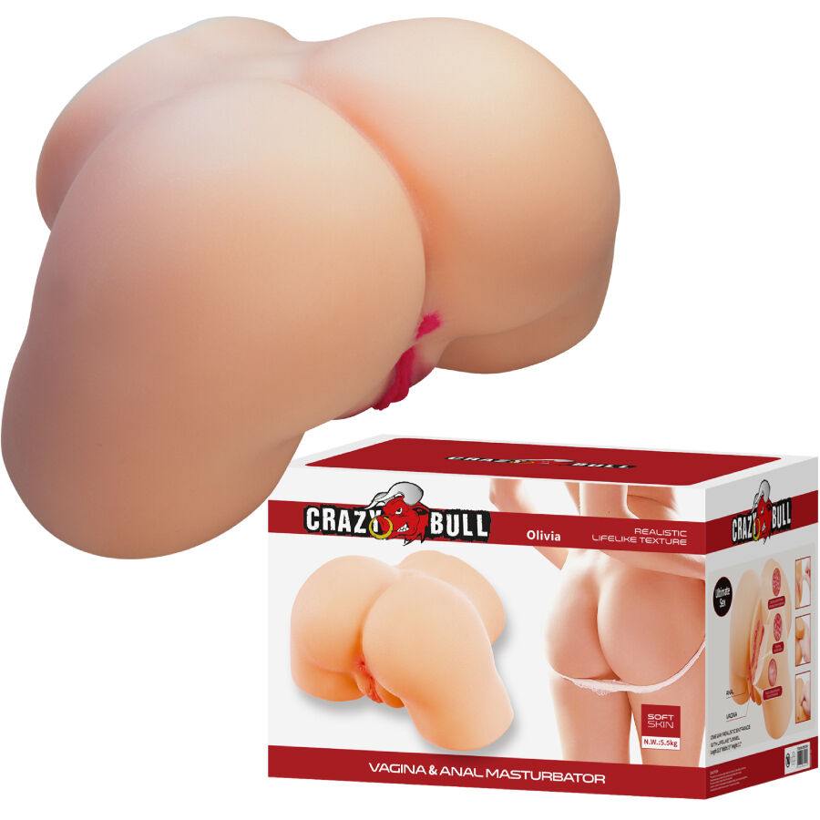 Crazy Bull Olivia Bunda Feminina Realista Vagina e Ânus 5,5 KG