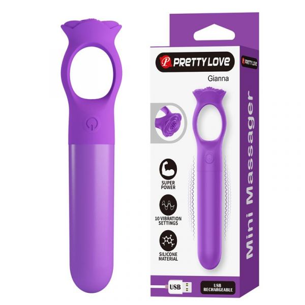 Pretty Love Gianna Mini Massageador Vibrador Rosa