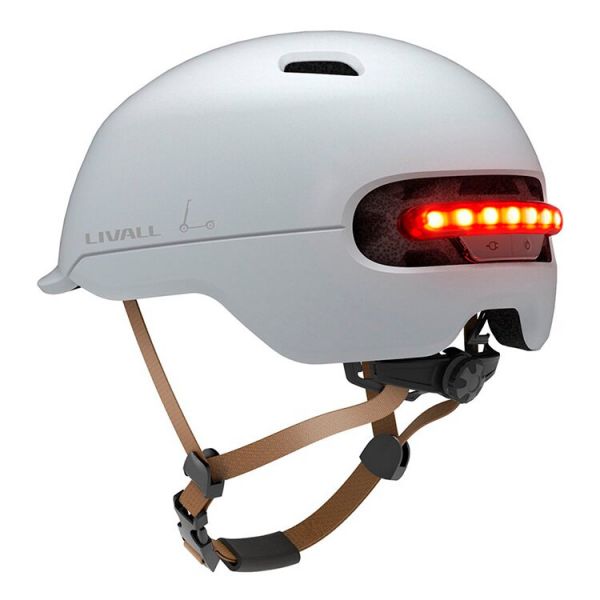 Livall C20 Urban Helmet With Brake Warning Led Branco M
