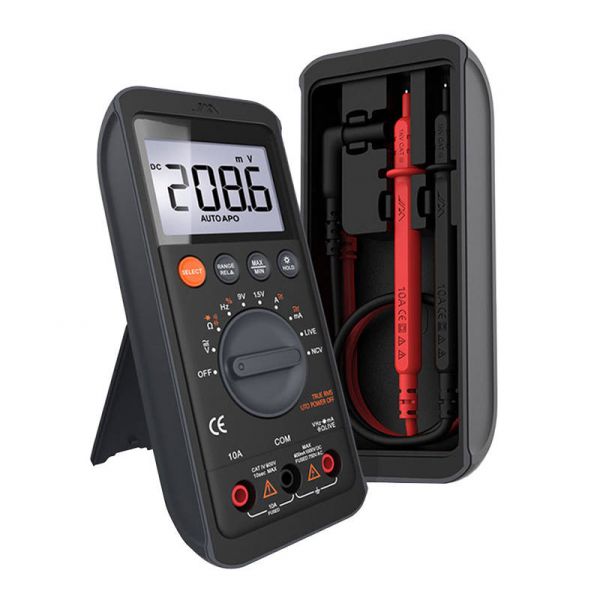 JIMI Home Multímetro Digital JM-G3401 com Medição Automática de Capacidade e Design Anti-Queimaduras
