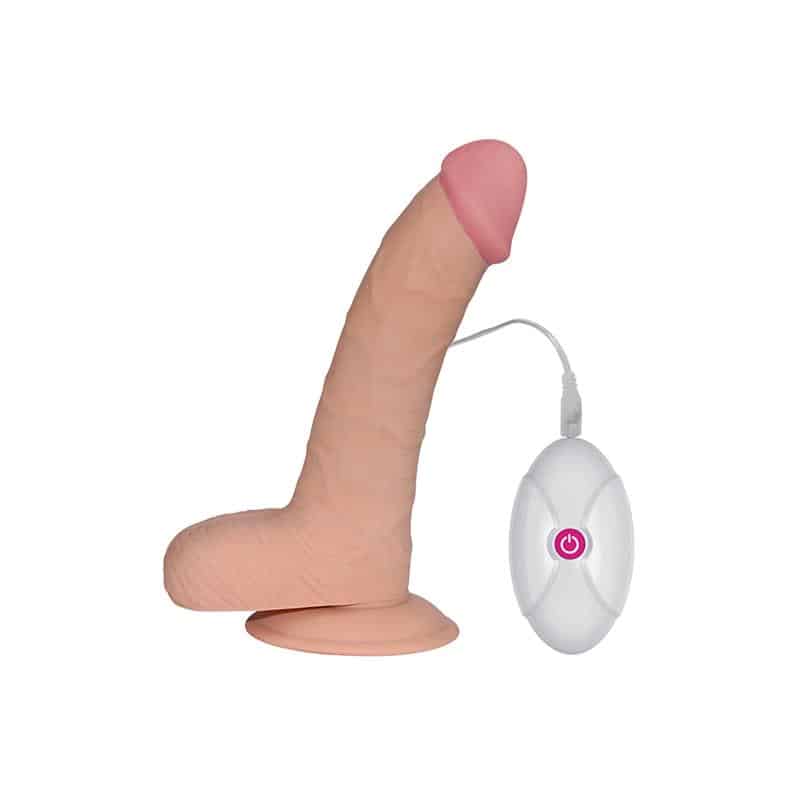 Lovetoy – Dildo The Ultra Soft Dude con Vibración 8.8 Natural
