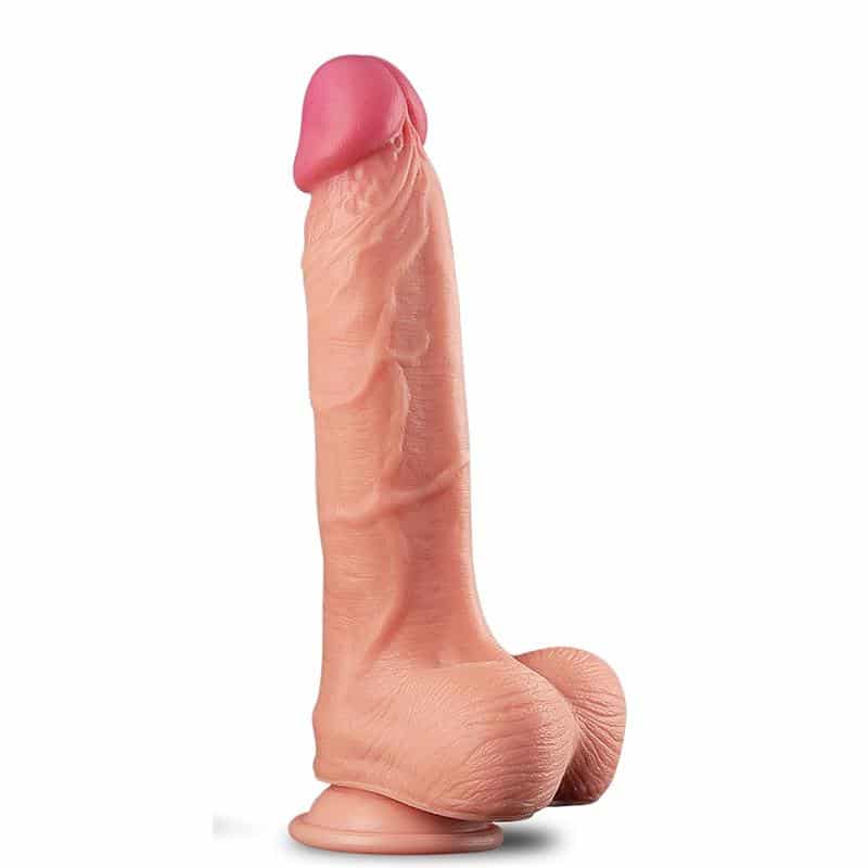 Lovetoy – Dildo Nature 10 Dual Layer Natural
