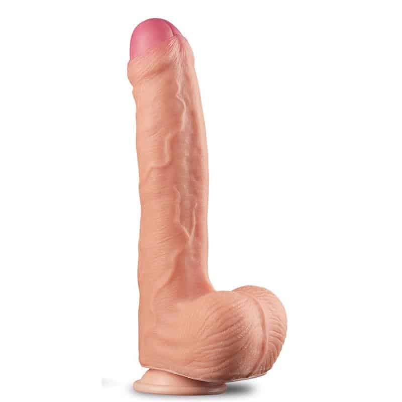 Lovetoy – Dildo Nature 11 Dual Layer Natural