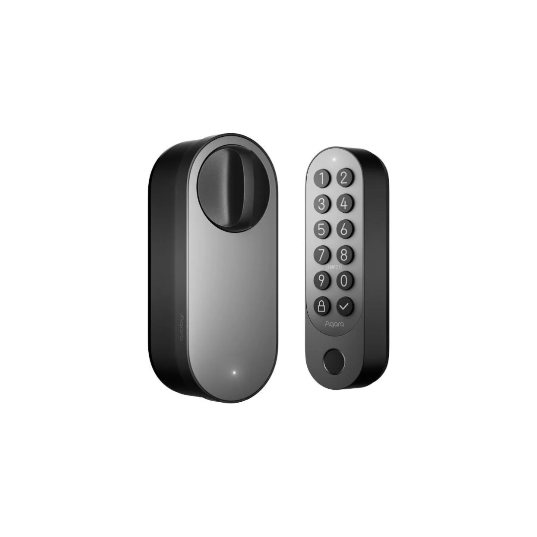 Aqara Smart Lock U200 - Fechadura inteligente Bluetooth c/ Matter over Thread e teclado numérico - Preto