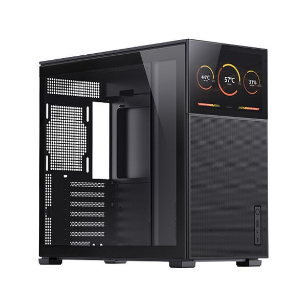 Caixa Jonsbo Atx D41 Mesh com Visor Vidro Temperado Preto - D41-MESH-BLACK-SC