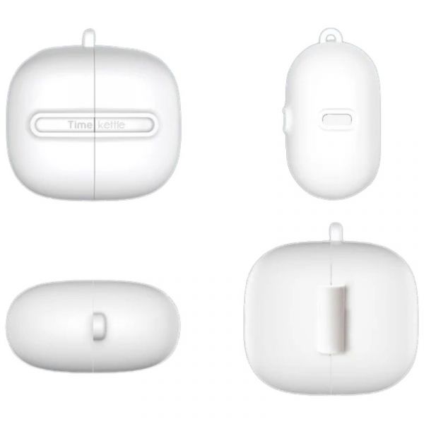 Timekettle Case de Silicone para Fones de Ouvido do Tradutor M3 com Mosquetão Branco