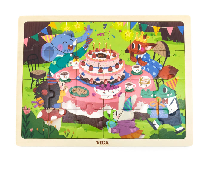 Puzzle de madeira de 24 peças Viga