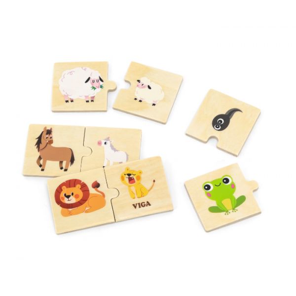 Milly Mally Conjunto de Puzzles Viga Famílias