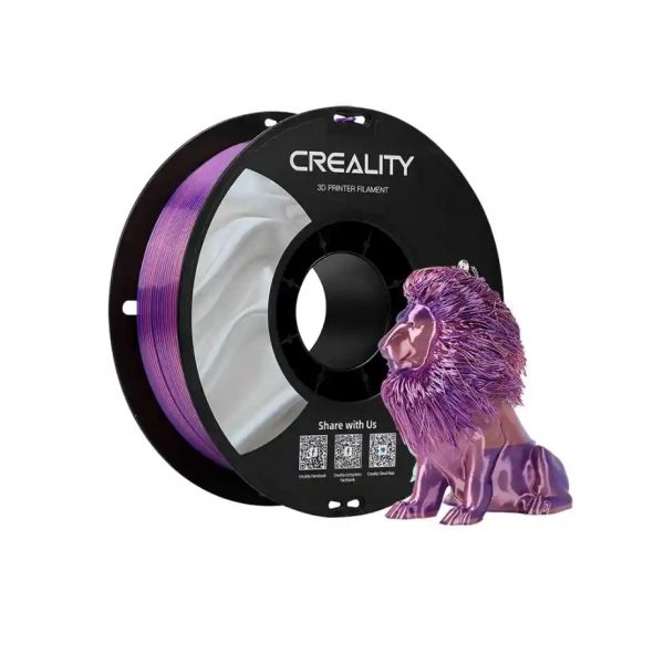 Creality Filamento para Impressora 3D CR-Silk PLA 1.75mm 1kg Rosa Roxo
